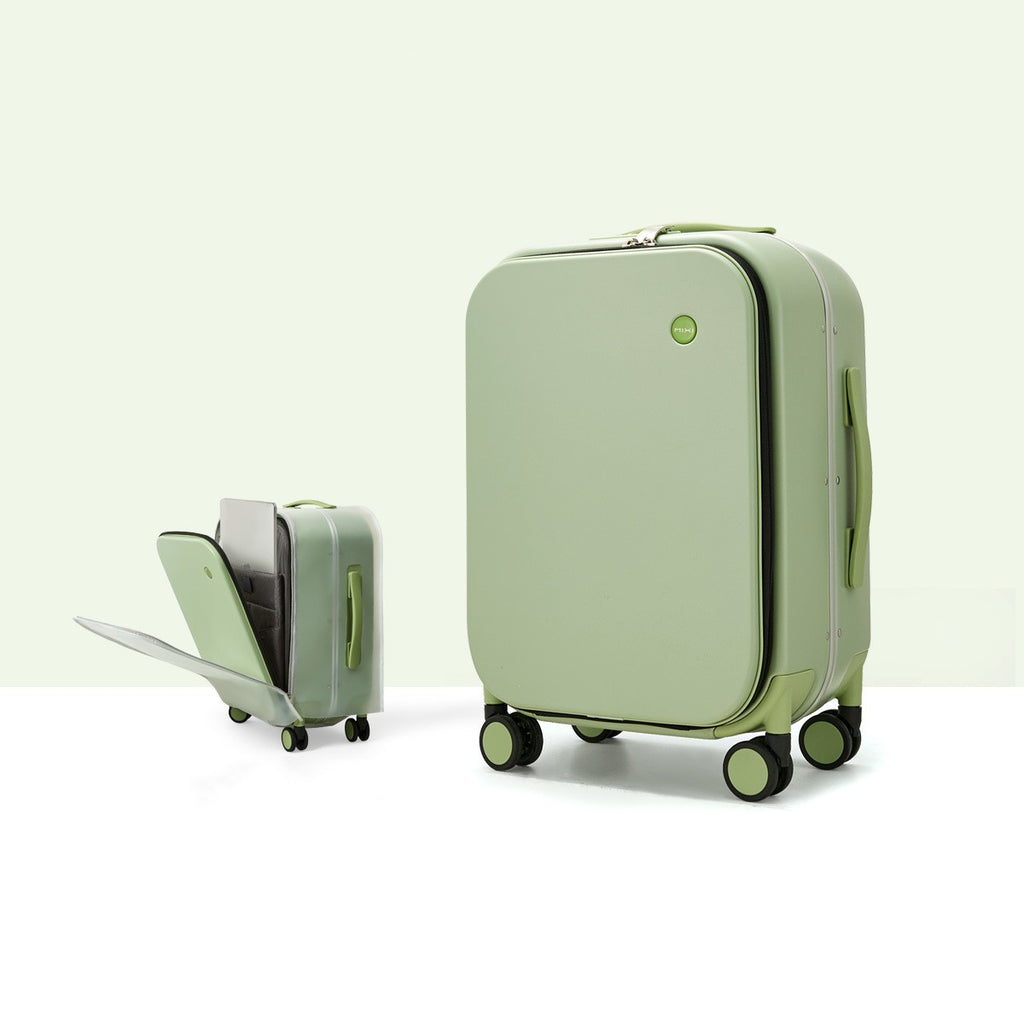 Ouverture avant de la planche 20 Valises en aluminium cadre