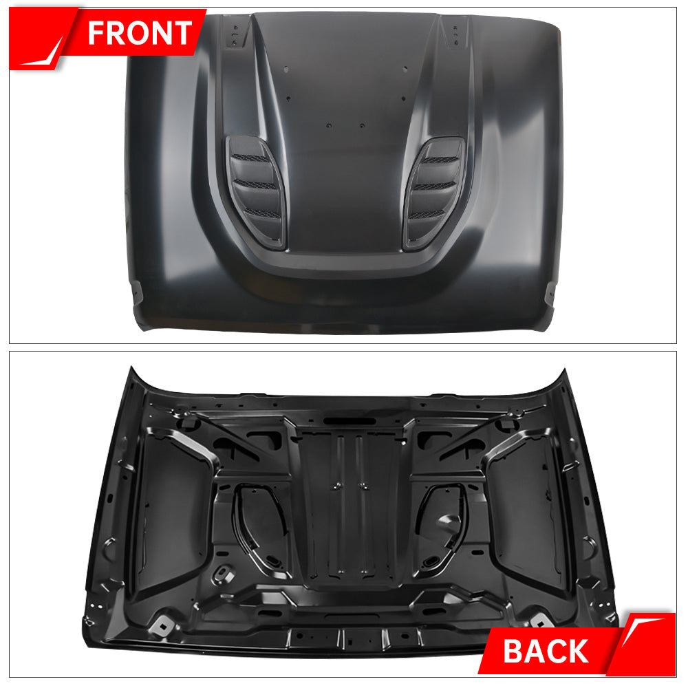 Hotte de dispersion de chaleur ventilée compatible avec Je Ep Wrangler JK JKU 2007-2017