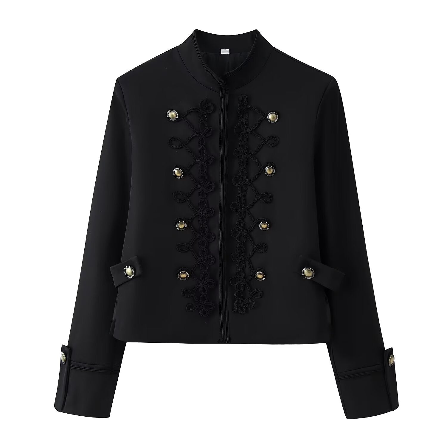 Élégant Blazer avec coussinets et détails de noeud