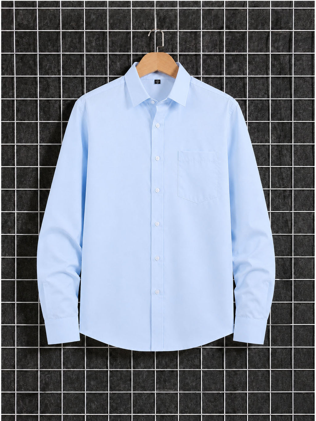 Chemise - Chemise décontractée pour homme à manches longues pleines en plein air