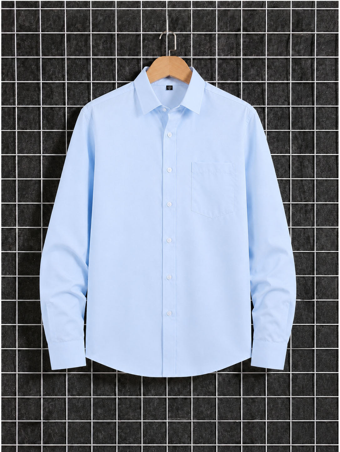Chemise - Chemise décontractée pour homme à manches longues pleines en plein air