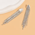 Boucles d'oreilles Multi Strand Long Tassel pour femmes