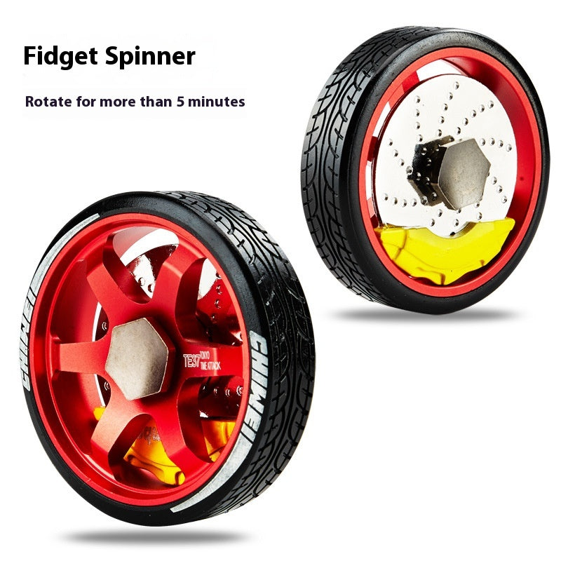 Aluminium Alliage Roue Hub Fingertip Gyro EDC Décompression Décompression Ornements