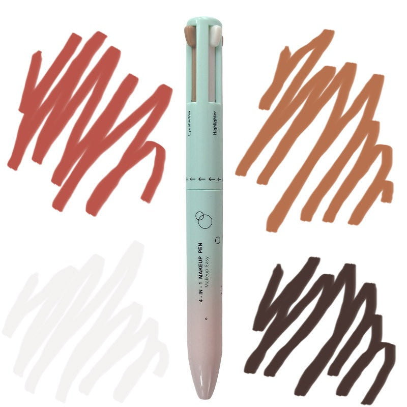 4 stylo de maquillage en 1 stylo de maquillage multifonctionnel avec eyeliner