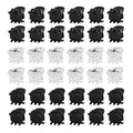 Matte Black Mini Griffe Clip 1cm Female Bangs Petits Coiffures Broyées pour Enfants