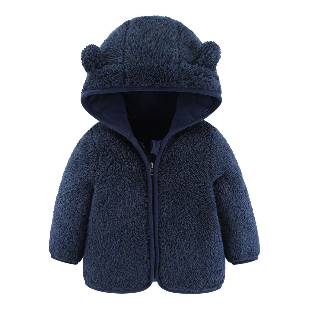 En peluche longue manches pour enfants Top Zipper Thermal