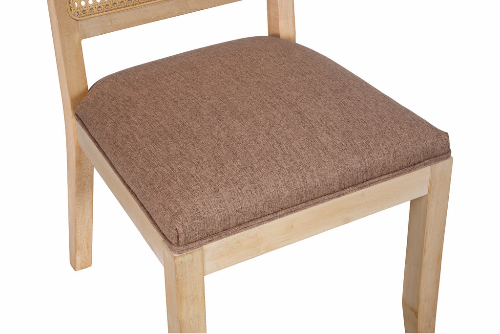 Agritourisme Rattan Chaises à manger Ensemble de 2