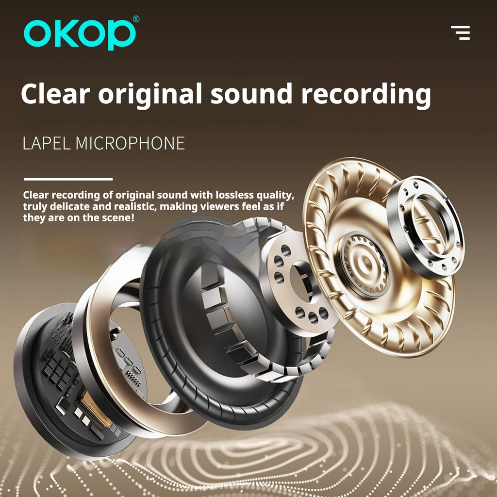KP-M117 Modèle de microphone Lavalier sans fil le mieux vendu pour les Vlogs