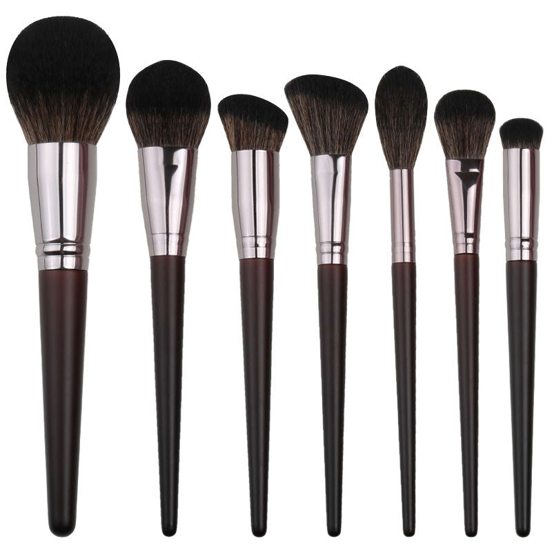 Ensemble de brosses de maquillage en poudre à l'ombre et à l'enrouleur pour animaux haut de gamme