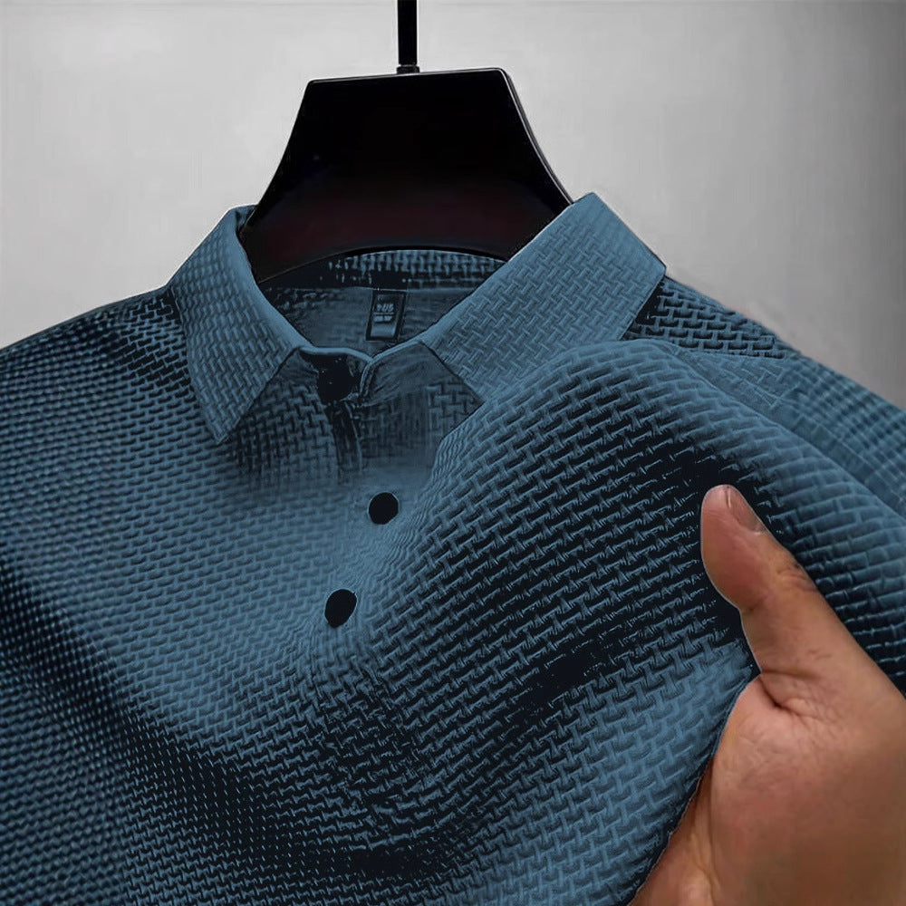 Chemise Homme Collier Été Couleur Unie
