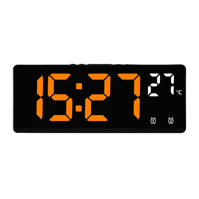 Horloge électronique multifonction créative Simple grand écran Horloge alarme multi-groupes