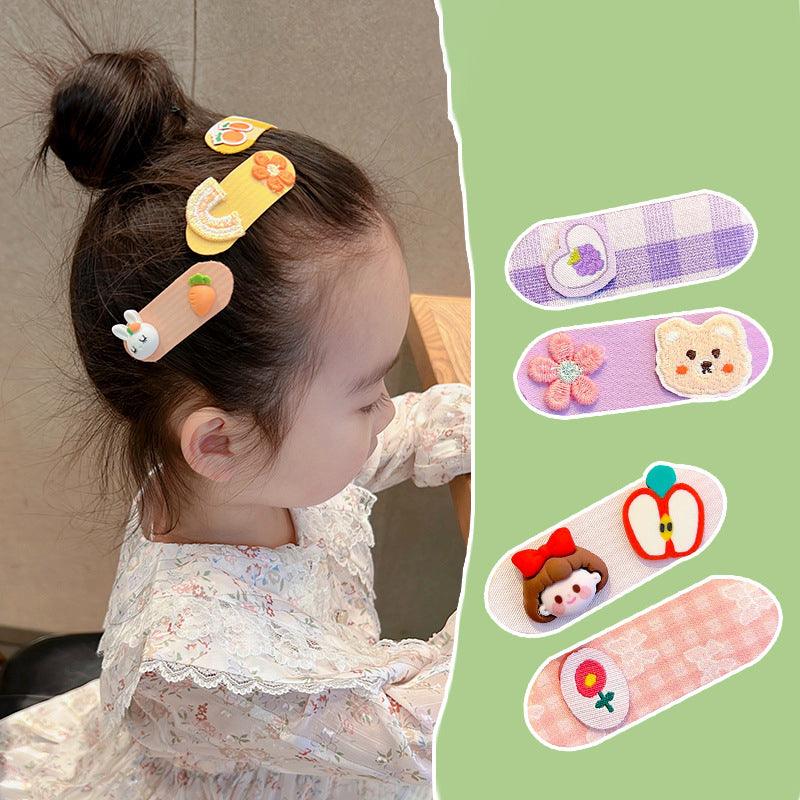 Bébé Bangs cheveux cassés Velcro Finition cheveux cassés Artifact cheveux Hoop