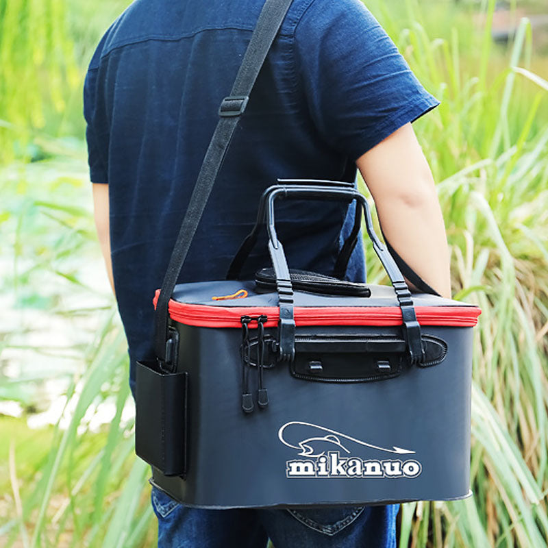 EVA sac de pêche portable pliant Thicken Live Fishing Box Tank Bucket Camping Fishing Tack