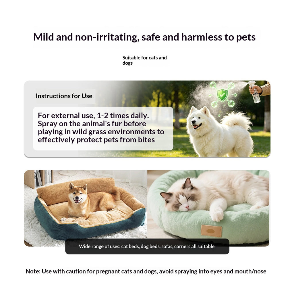 Vaporisateur de protection extérieur pour chiens