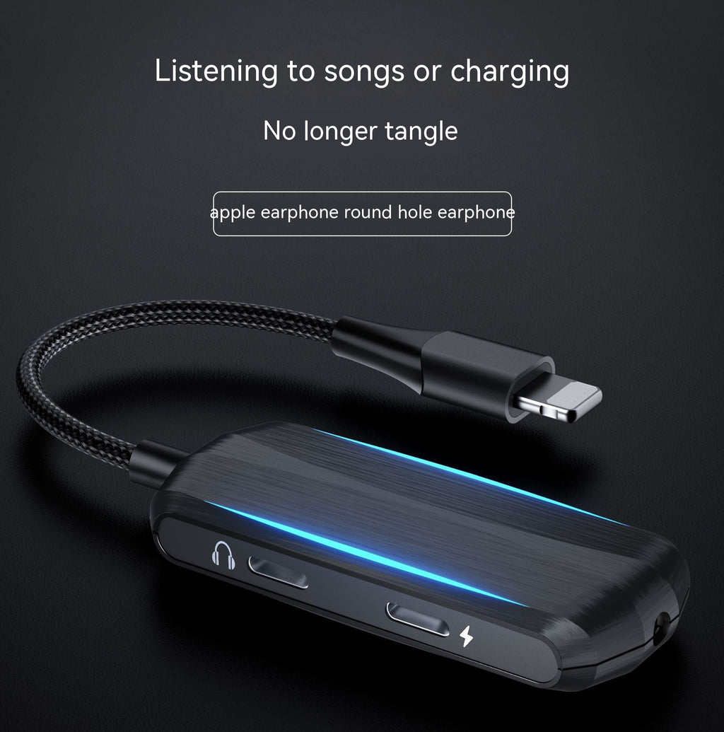 Adaptateur Audio Lightning Headset Adaptateur Type-c Câble d'adaptateur trois en un