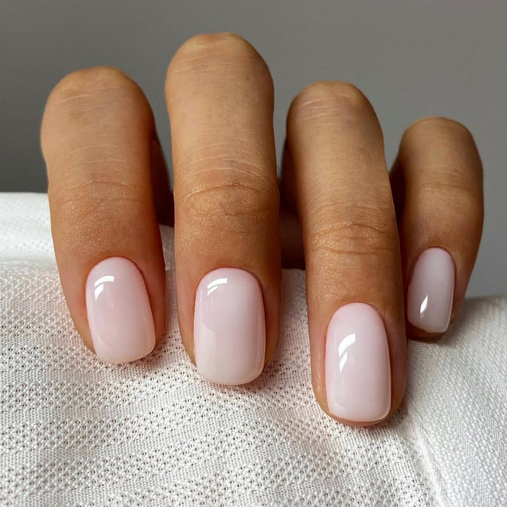 Solide-couleur Short-style Hand made Wearable Nails