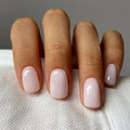 Solide-couleur Short-style Hand made Wearable Nails