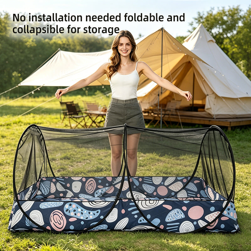 Installation instantanée Camo Mosquito Net Tente Portable Anti-Mosquito Bed Canopy For Outdo