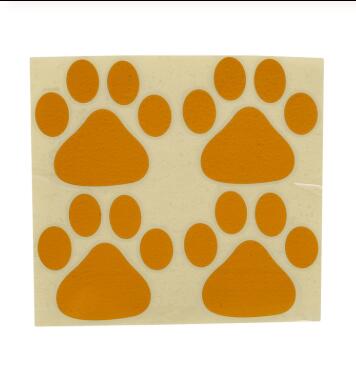 Empreintes, panda, panda, empreintes, autocollants pare-chocs