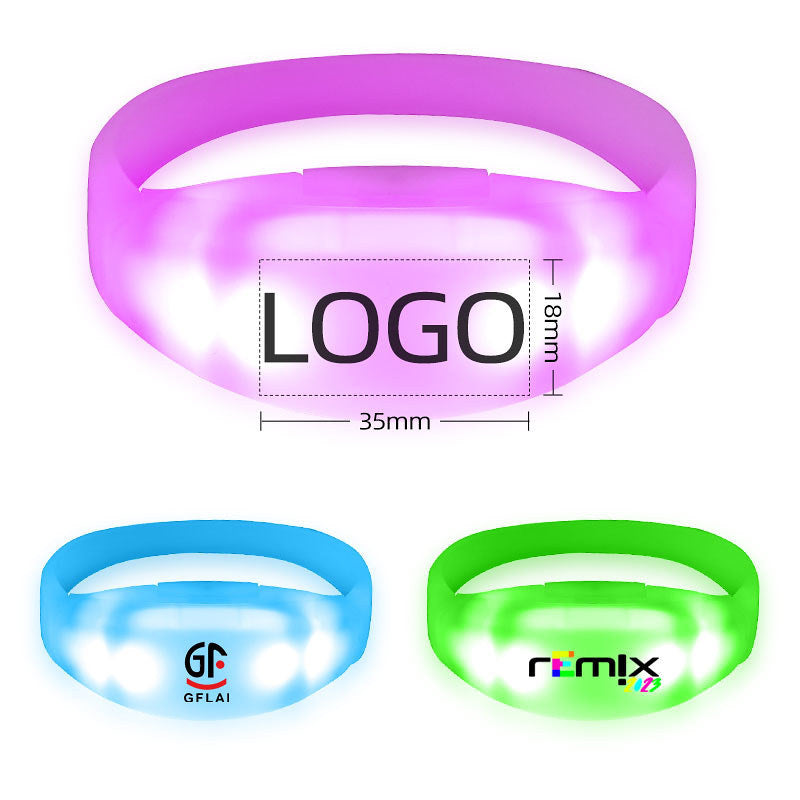 Concert and Music Festival Cheering Props LED Light-up Bracelets