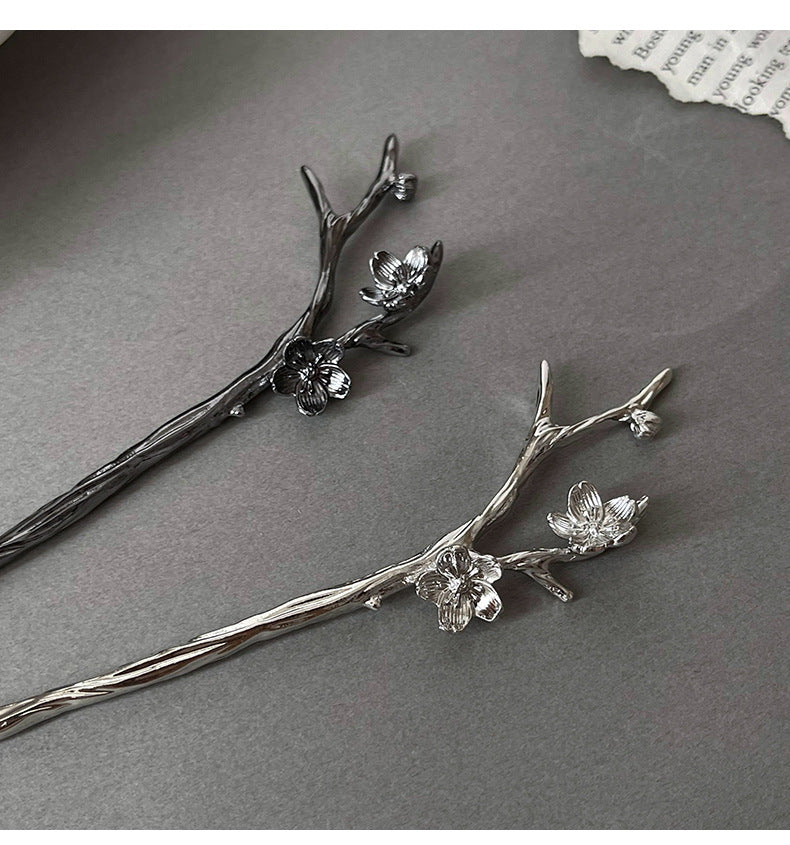 Plum Blossom Metal Hairpin Chinese Flower Special-interest Design Hair Accessoires