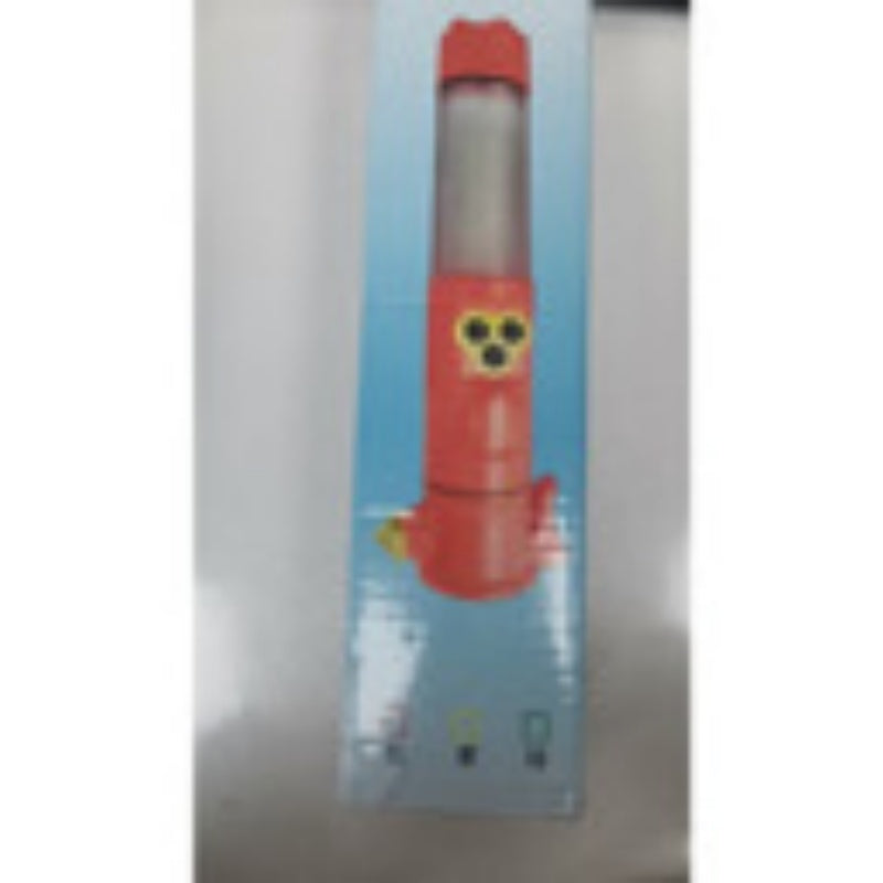 Hammer multifonctionnel rouge et jaune pour la sécurité automobile avec lampe de poche