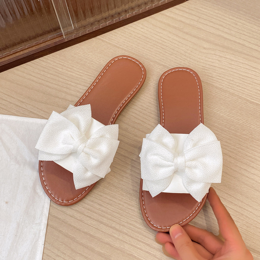 Sandales de confort pour femmes Bow-Knot Casual