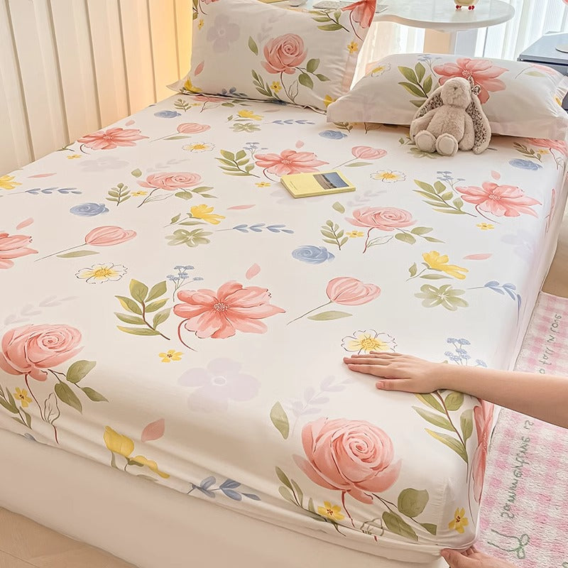 Cartoon Pure Cotton Fitted Sheet Une pièce