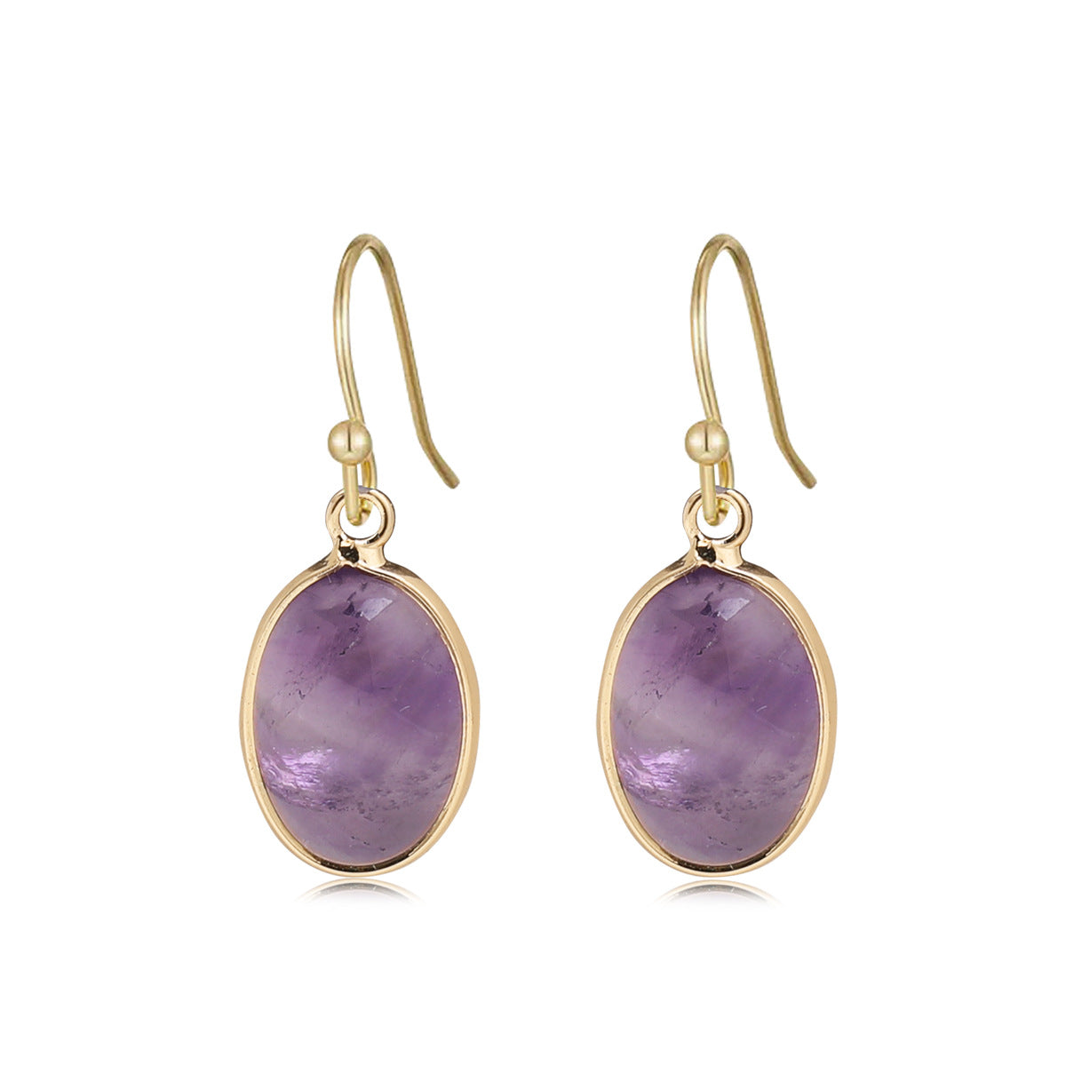 Boucles d'oreilles pendentif Teardrop pierre