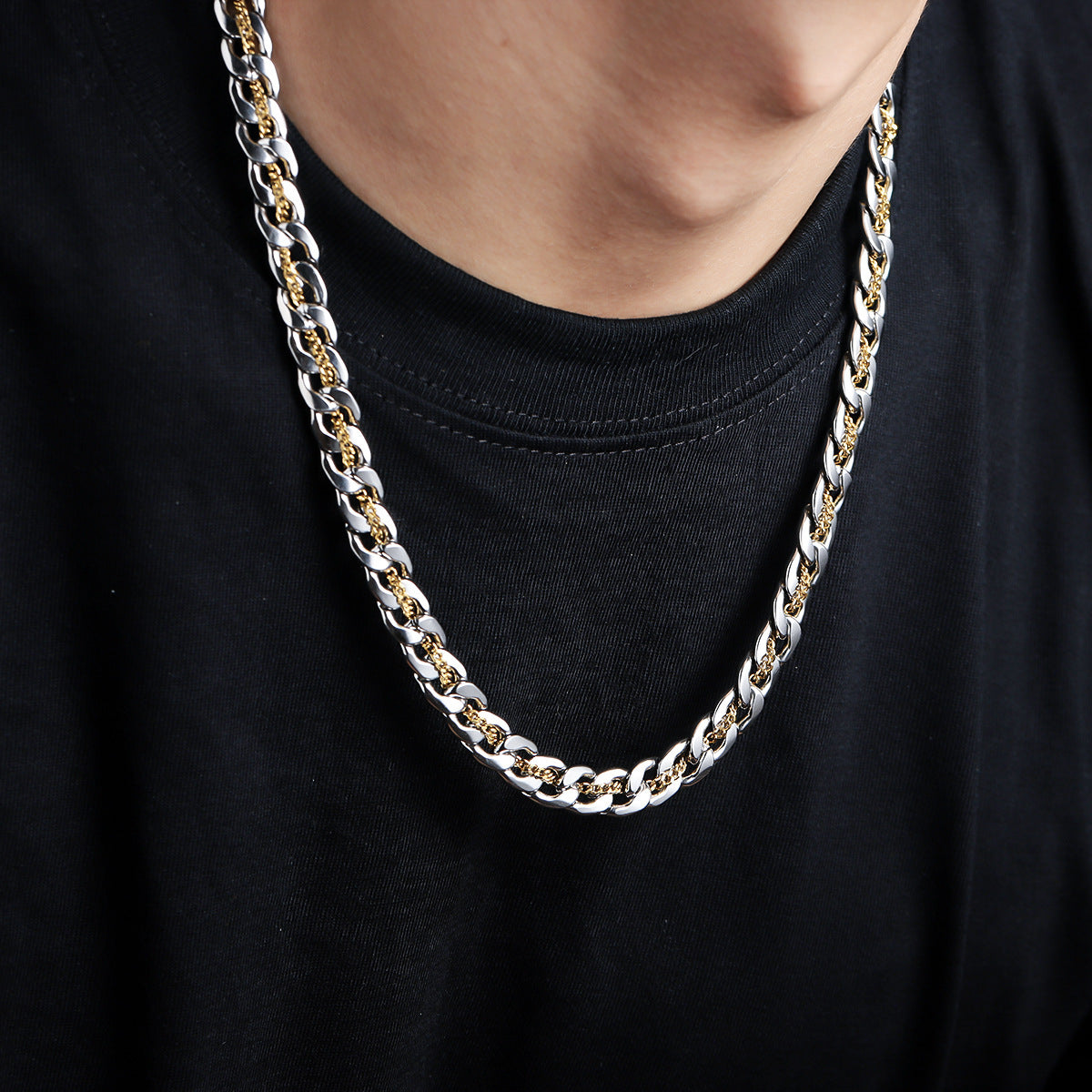 Accessoire bracelet hip-hop polyvalent pour les femmes