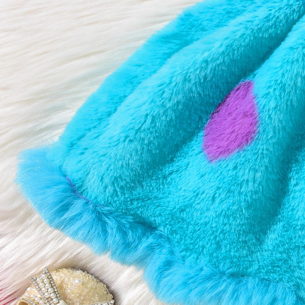 Robe de dessus de laine de sangle bébé fille