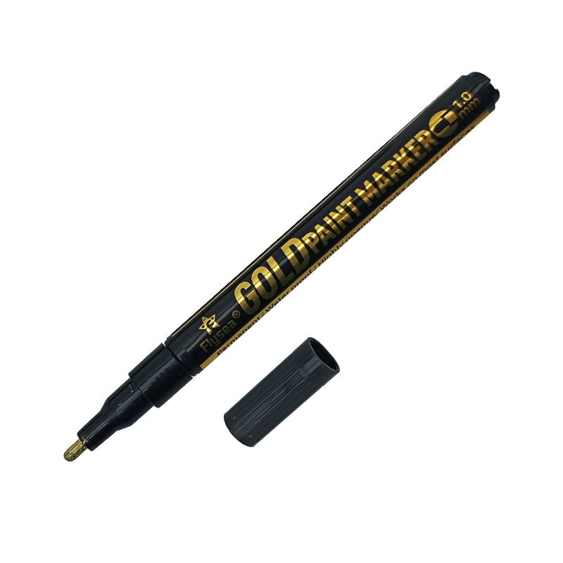 Pen miroir de peinture réfléchissant métal stylo chromé