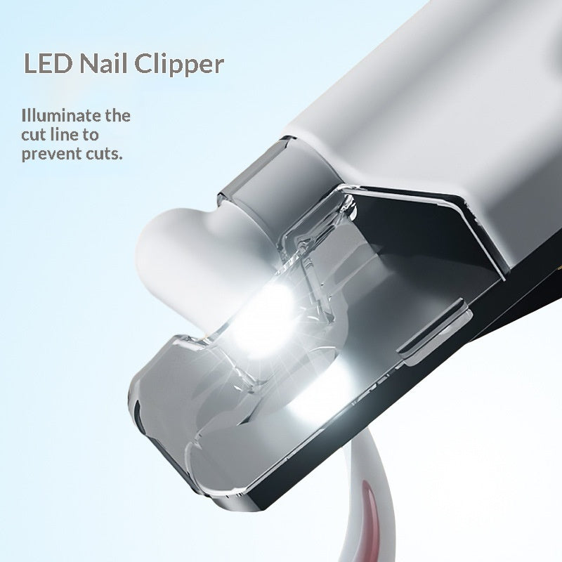 Pince à ongles LED rechargeable
