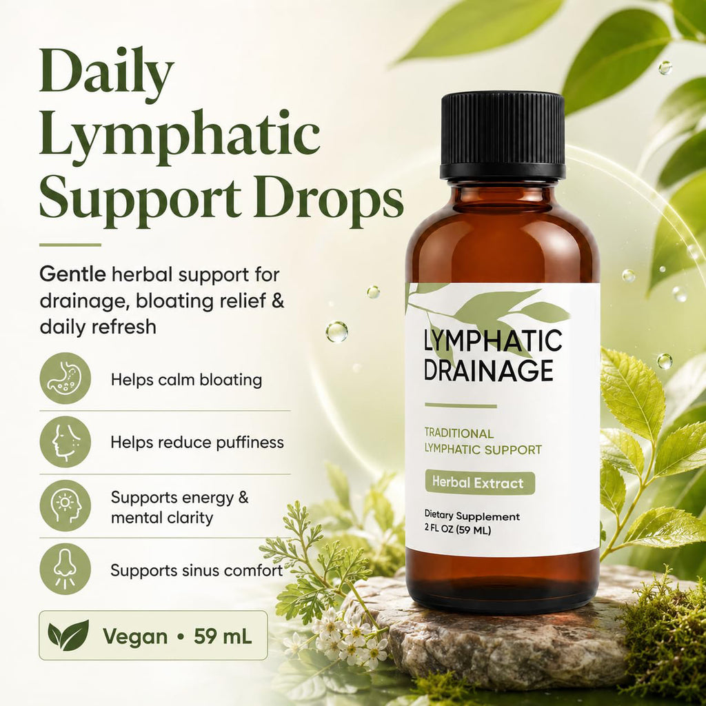 Drainage lymphatique gouttes Soins du corps gouttes