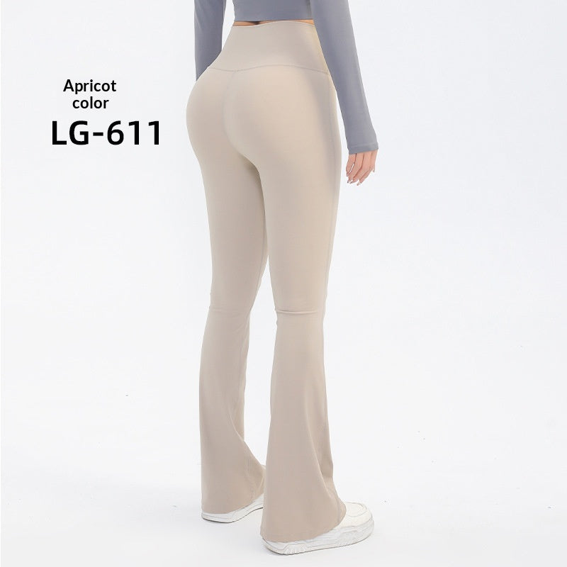 Pantalons de remise en forme avec jambes larges Slimming quand le vêtement de dessus convient pour le style extérieur