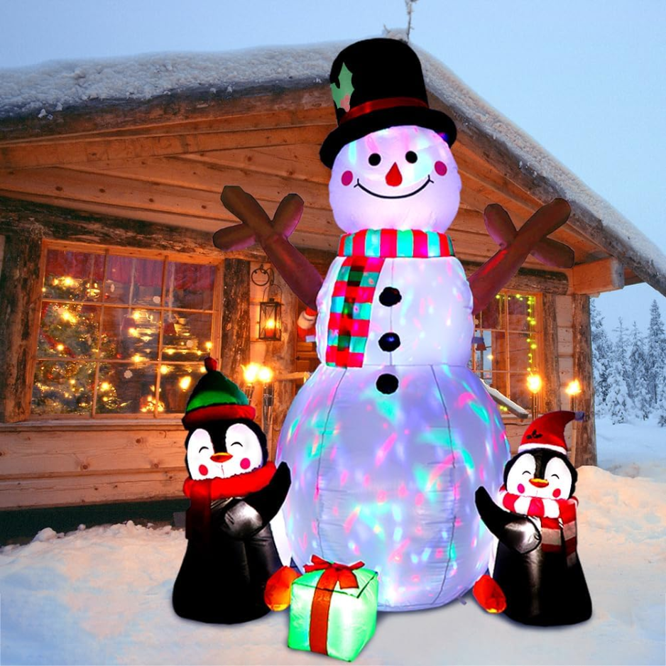 Décorations de Noël en plein air pour Snowman Yard 6FT