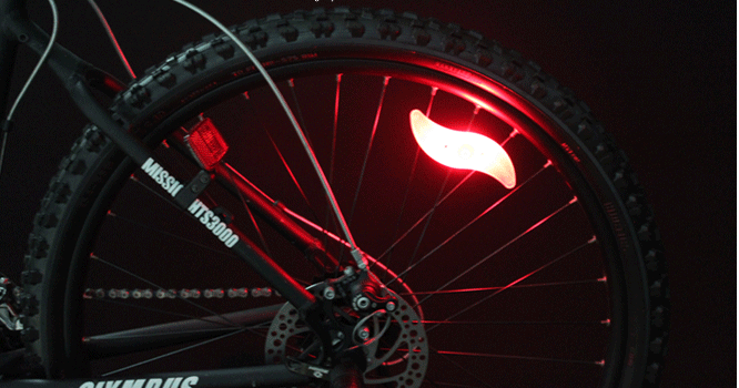Portes-Bike Lampe Vélo Saule LED Fil Lumières Imperméable Vélo Lampe à vélo