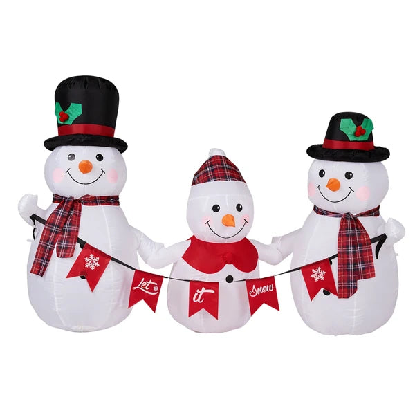 6.2FT Décoration gonflable de Noël éclairé
