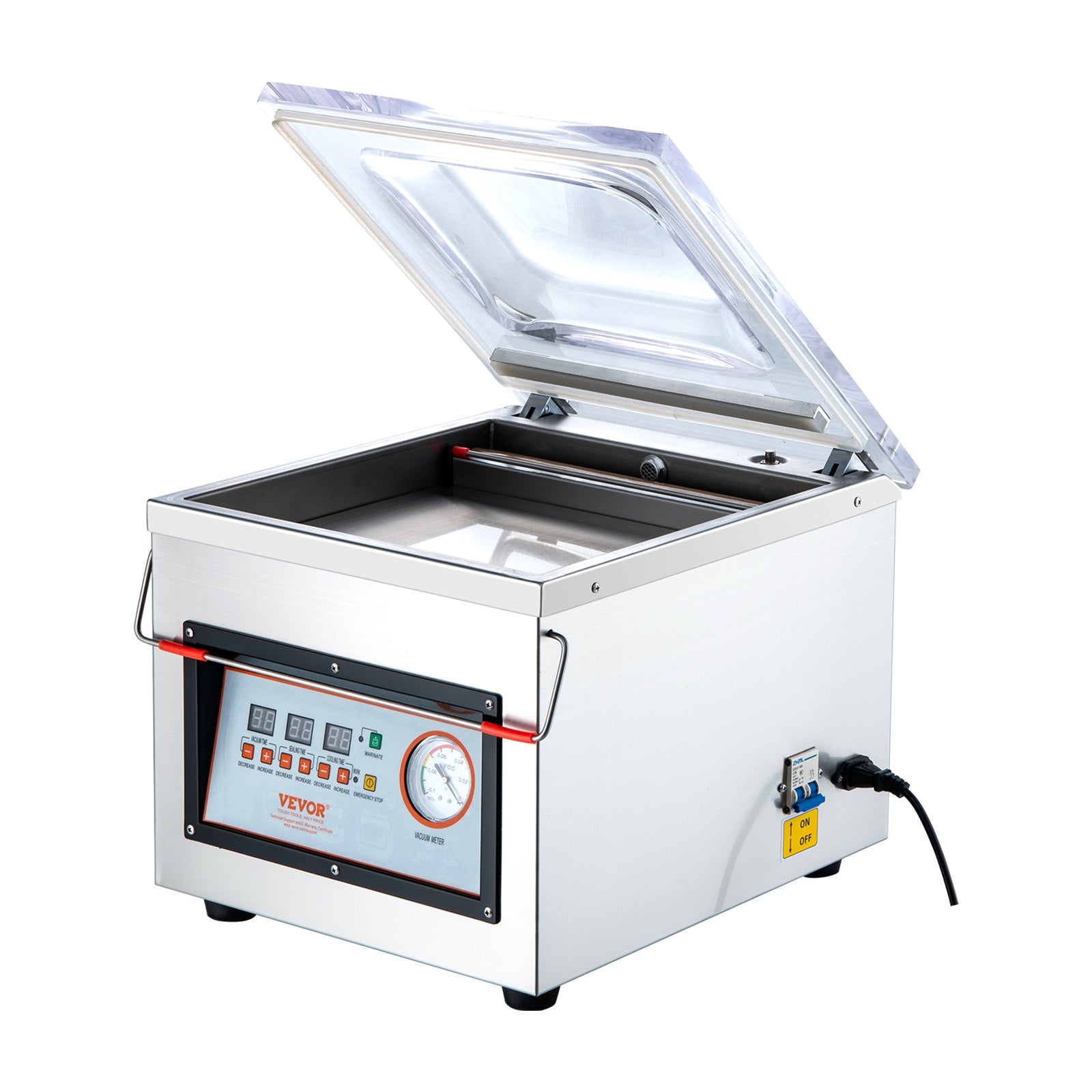 VEVOR Chambre Aspirateur Sealer DZ-260C Chambre de cuisine Aspirateur Sealer