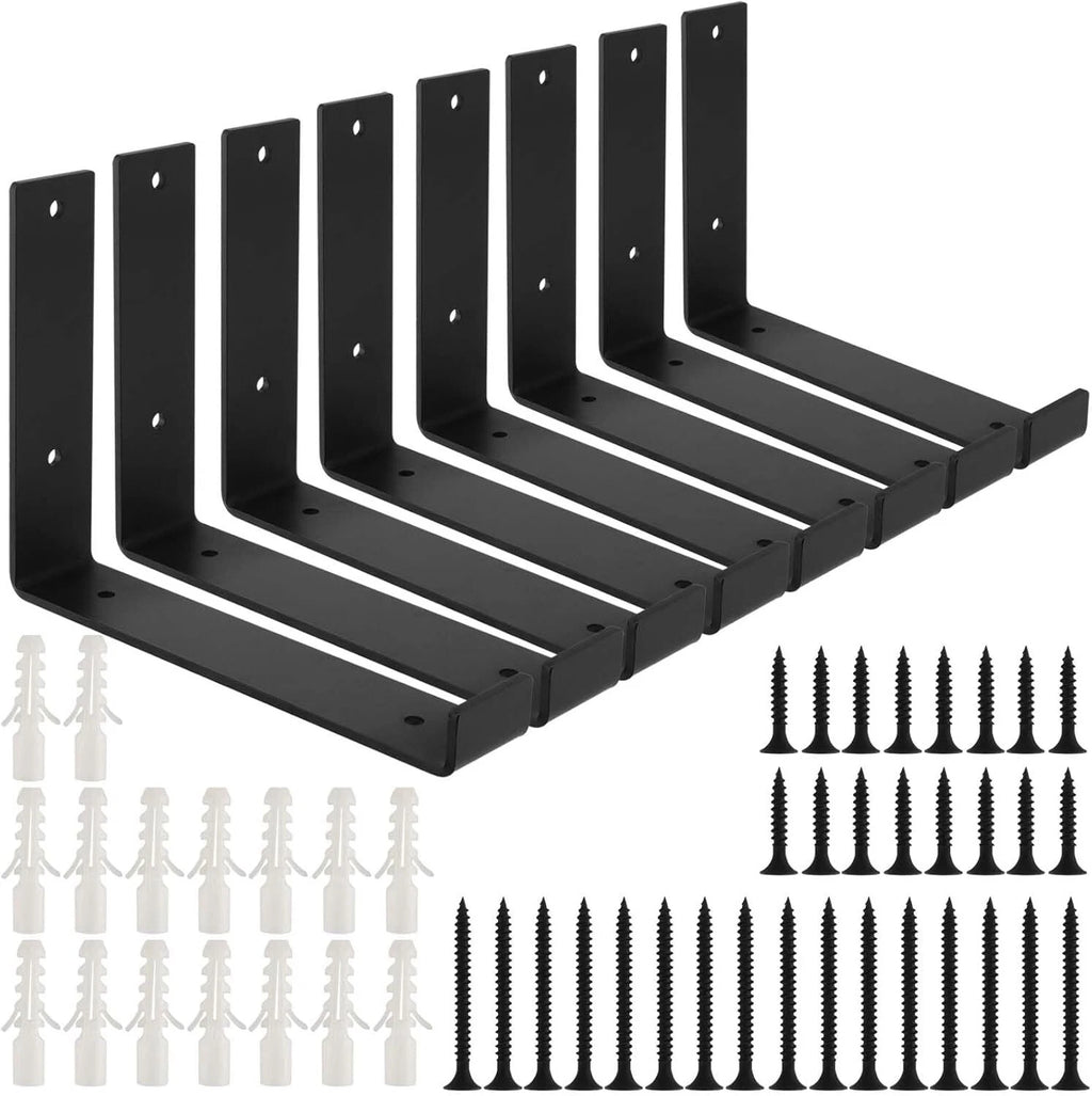 4 8 Pack Supports de plate-forme rustique Conseil d'échafaudage en acier solide industriel