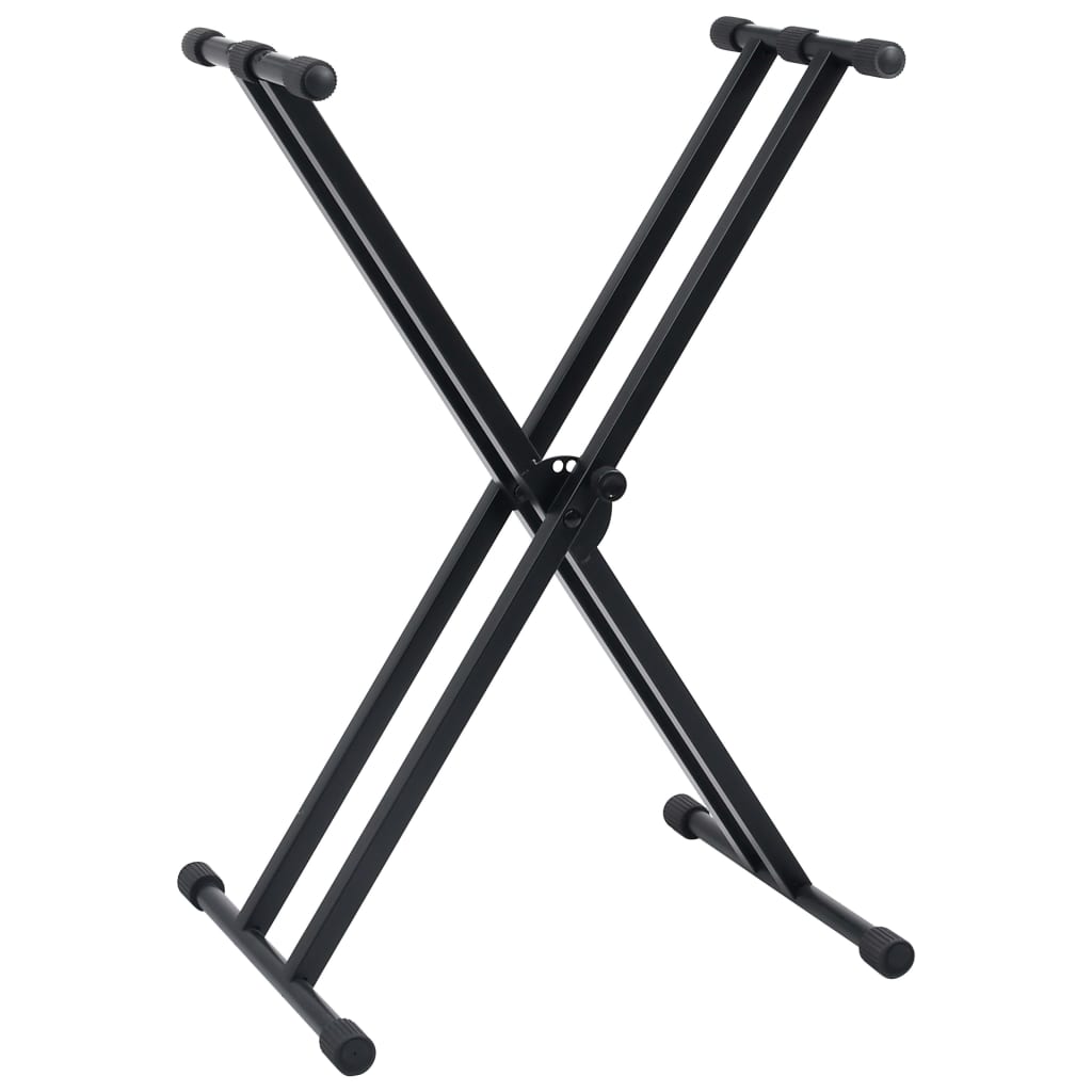 Porte-clefs et tabouret double-croisement noir