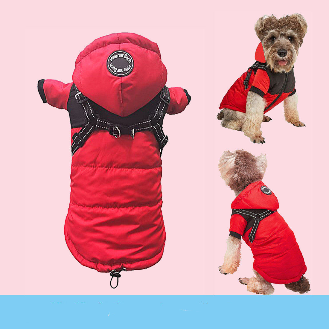 Manteau de chien imperméable à l'eau Vêtements de chien chaud