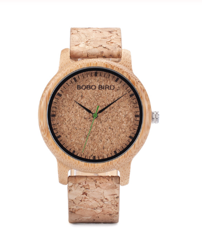 Montres en bambou et en bois