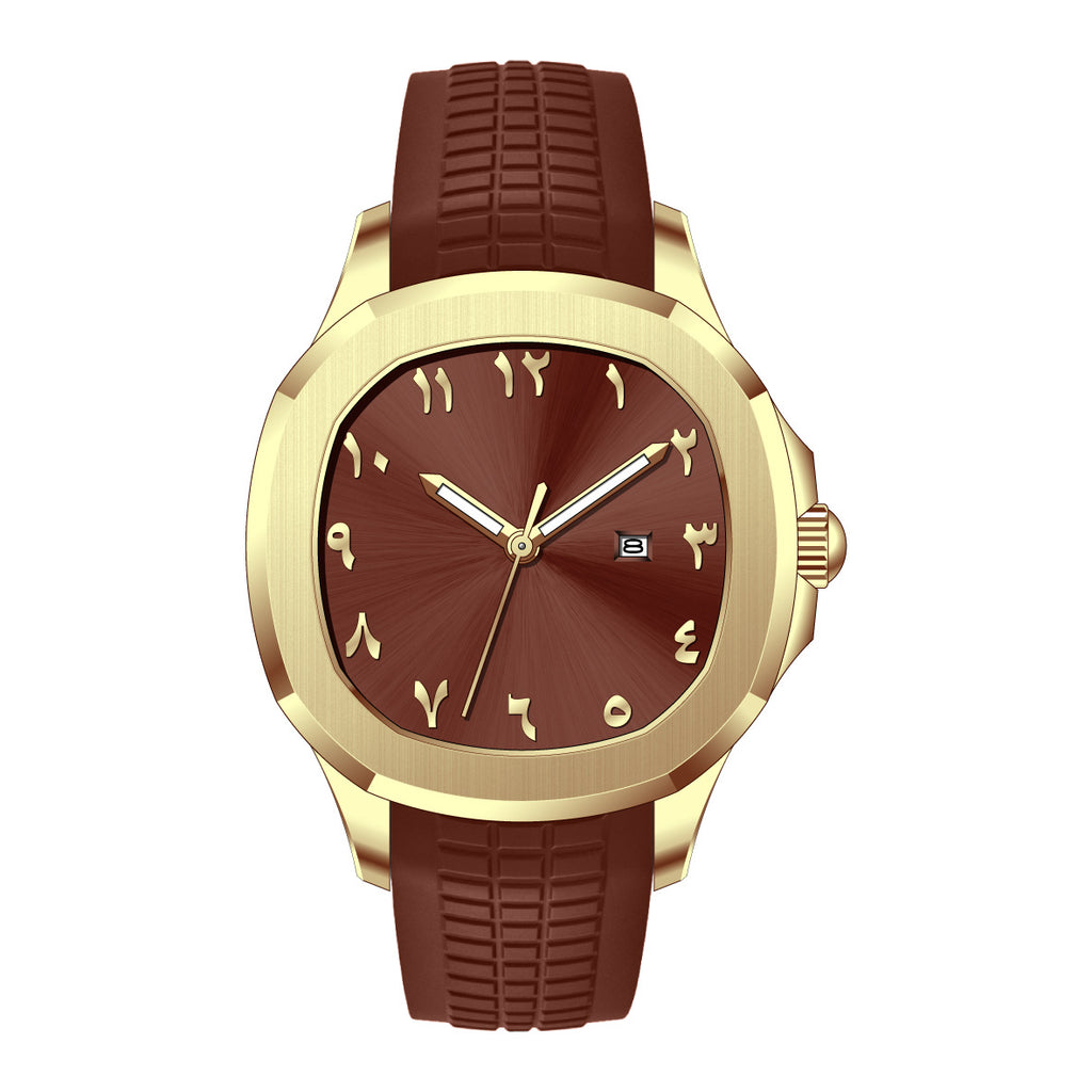 Montre Quartz étanche Classic Grenade bracelet en silicone