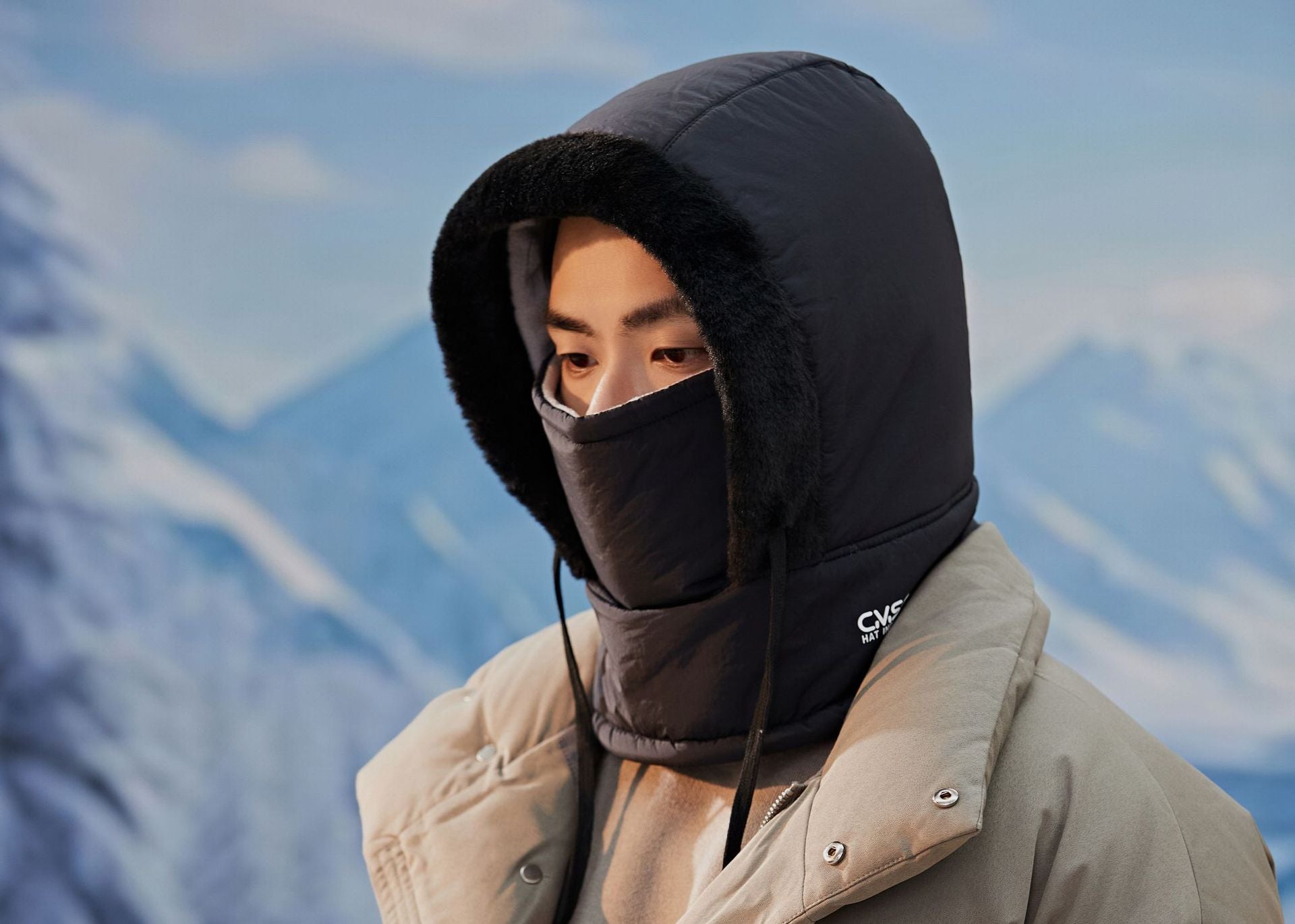 Chapeau de protection de l'oreille chaude polaire pour hommes