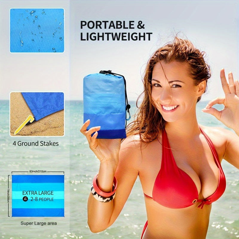 Couverture de plage imperméable extra grand sable