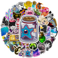 Stickers Graffiti imperméable 50 pièces de compartiment à bagages