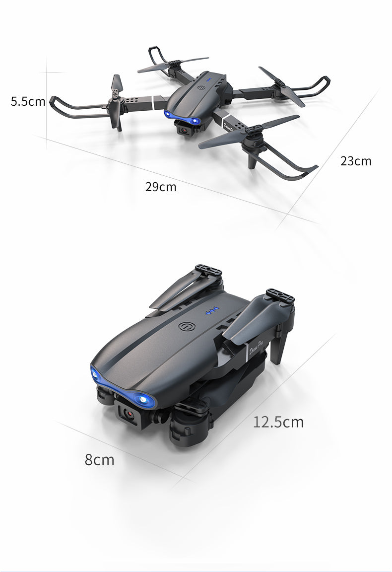 E99Pro - Caméra double - Double Batterie-noir