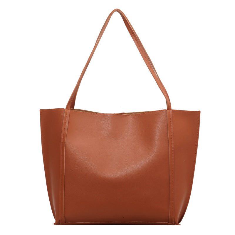 Sac à épaule simple pour femmes rétro grande capacité