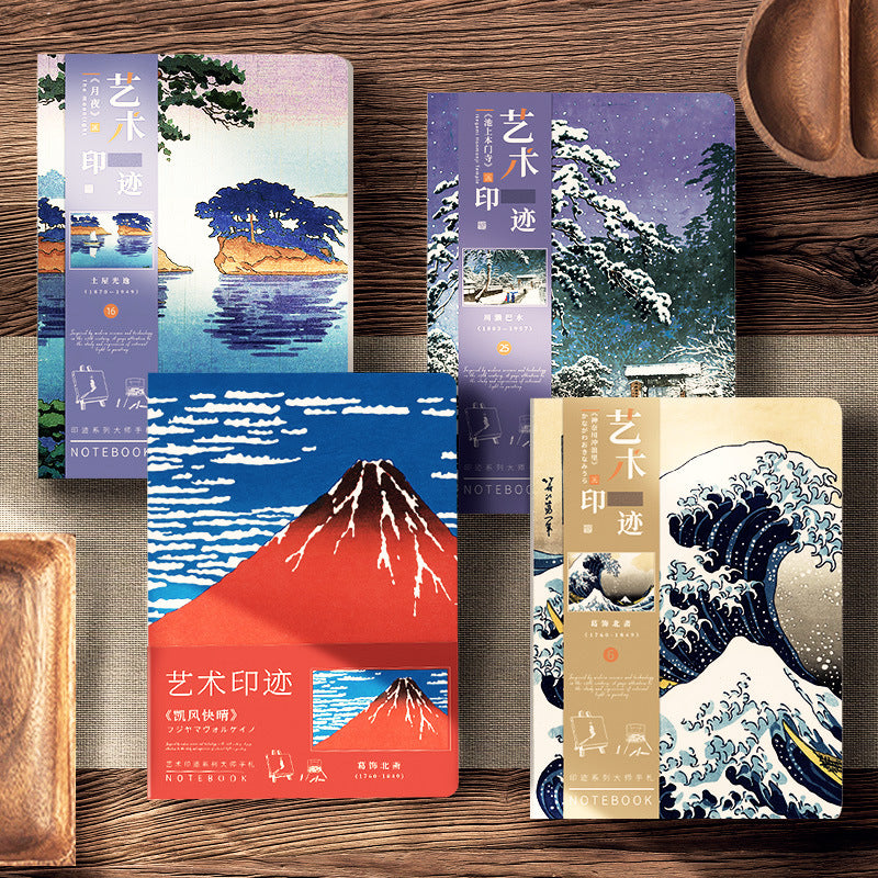 Ukiyo-e Série Kanagawa Surf Village Retro Artist Ledger